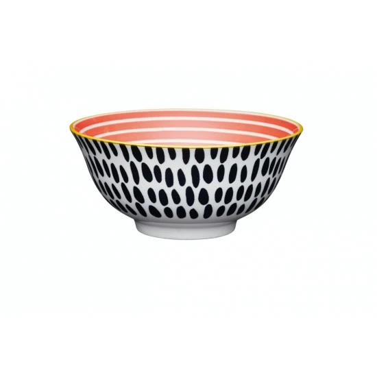 Shop quality Kitchen Craft Red Swirl and Black Spots Ceramic Bowl, 16cm in Kenya from vituzote.com Shop in-store or online and get countrywide delivery!