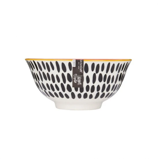 Shop quality Kitchen Craft Red Swirl and Black Spots Ceramic Bowl, 16cm in Kenya from vituzote.com Shop in-store or online and get countrywide delivery!