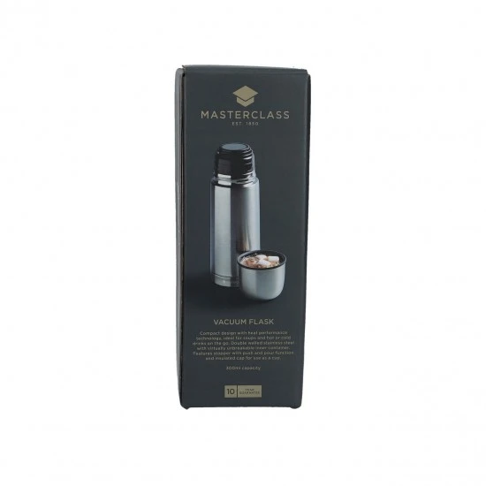 MasterClass Small Stainless Steel Vacuum Flask, 300 ml (0.5 Pints), KCMCFSS300 Shop quality MasterClass Small Stainless Steel Vacuum Flask, 300 ml (0.5 Pints) in Kenya from vituzote.com Shop in-store or online and get countrywide delivery!
