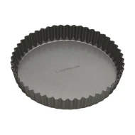 MasterClass Non-Stick Loose Base Fluted Quiche Tin, 25cm
