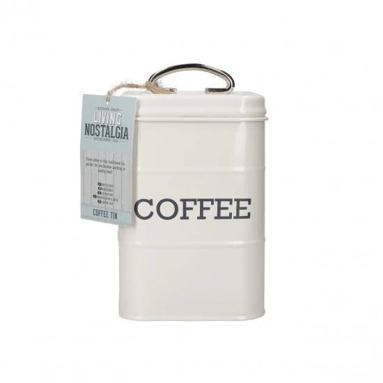 Living Nostalgia Steel Coffee Storage Tin, Cream, LNCOFFEECRE Shop quality Living Nostalgia Steel Coffee Storage Tin, Cream in Kenya from vituzote.com Shop in-store or online and get countrywide delivery!