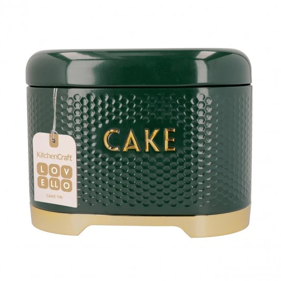 Shop quality Lovello Cake Storage Tin with Lid, Hunter Green & Gold in Kenya from vituzote.com Shop in-store or online and get countrywide delivery!