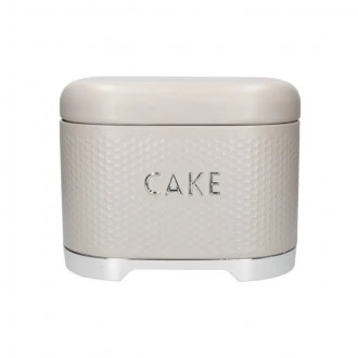 Lovello Cake Storage Tin with Lid, Latte Cream