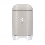 Lovello Sugar Storage Canister with Lid, Latte Cream