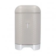 Lovello Tea Storage Caddy with Lid, Latte Cream