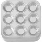 MasterClass Recycled Aluminium 9-Hole Muffin Tin, 24x22cm