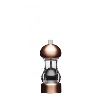 MasterClass Copper Effect Filled Capstan Pepper Mill, 14.5cm 