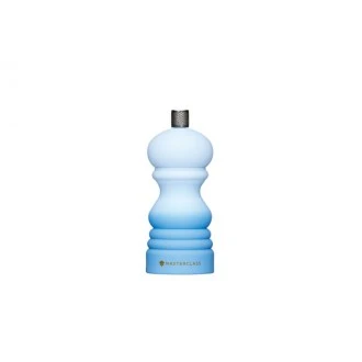 MasterCraft Pepper Mill or Salt Grinder with Interchangeable Cap, Plastic, Blue Ombré, 12 cm