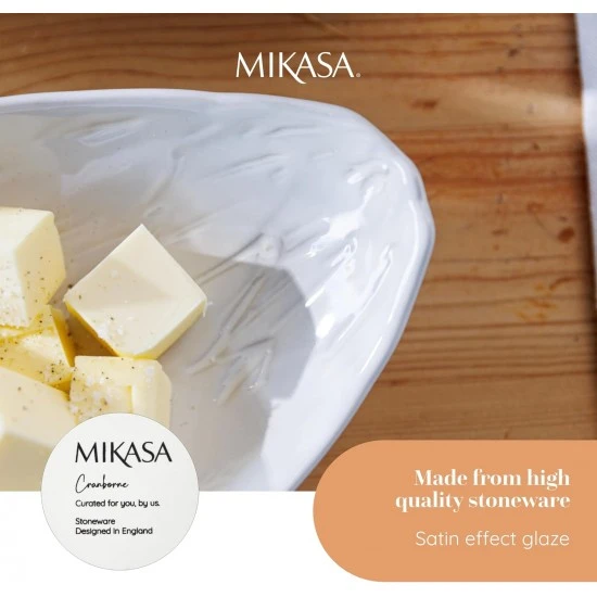 Shop quality Mikasa Cranborne Stoneware Artichoke Serving Dish, 30.5cm, Gift Boxed, White in Kenya from vituzote.com Shop in-store or online and get countrywide delivery!