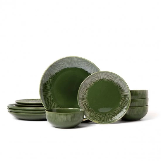 Shop quality Mikasa Jardin 12-Piece Stoneware Dinner Set, Green in Kenya from vituzote.com Shop in-store or online and get countrywide delivery!