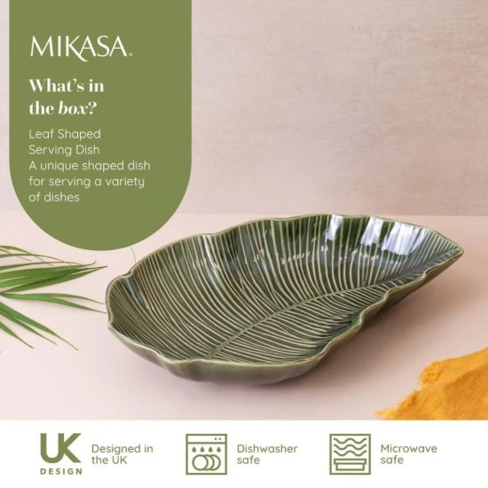 Shop quality Mikasa Jardin Stoneware Leaf Serving Bowl, 31.5cm, Green in Kenya from vituzote.com Shop in-store or online and get countrywide delivery!