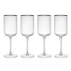 Shop quality Mikasa Sorrento 4-Piece  Ribbed Crystal White Wine Glass Set, 400ml in Kenya from vituzote.com Shop in-store or online and get countrywide delivery!