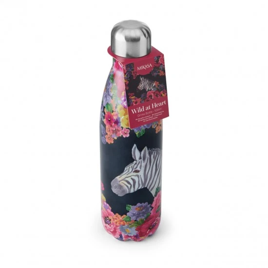Mikasa Wild at Heart Zebra Insulated Water Bottle, 500ml, MKWILDWBZEB Shop quality Mikasa Wild at Heart Zebra Insulated Water Bottle, 500ml in Kenya from vituzote.com Shop in-store or online and get countrywide delivery!