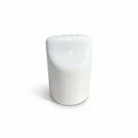 Dunelm Pausa Ceramic Fine China Salt Pot , White 