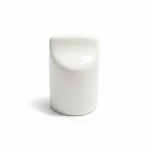 Dunelm Pausa Ceramic Fine China Pepper Pot, White
