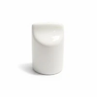 Dunelm Pausa Ceramic Fine China Pepper Pot, White