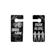 Candlelight MDF Door Hanger Star Wars Dark Side With Double Sided Paper Print and Painted Sides