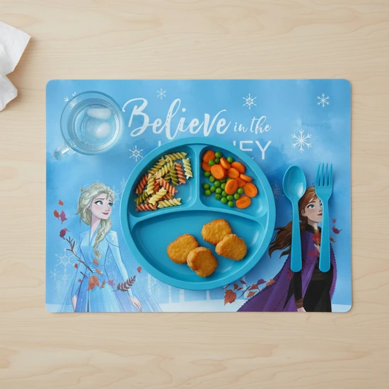 Dunelm Frozen Rectangle Flexi Placemat , Multi Colour