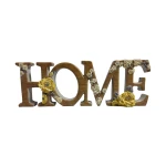 Dunelm Home Word Ornament Decorated With Yellow 3D Flowers