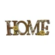 Dunelm Home Word Ornament Decorated With Yellow 3D Flowers