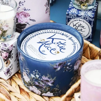 Candlelight Katie Alice Wax Filled Glass Pot, Wild Apricity Scent