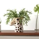 Candlelight 12Cm Ceramic Giraffe Head Planter , Brown