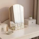 Candlelight Gold Trim Dressing Table Mirror 35Cm , Gold 