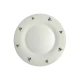 Dunelm 27cm Porcelain Dinner Plate - Bee - Yellow