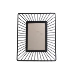Candlelight Metal Black Wire Photo Frame