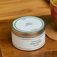 Candlelight Large Tin Candle , Pink Pepper Scent
