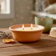 Candlelight Large Wax Filled Pot Mediterranen Lemons-Terracotta 5% Citronella
