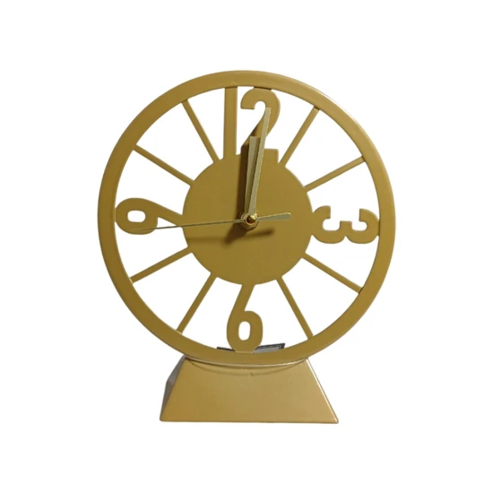 Candlelight Luxe Gold Clock
