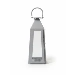 Candlelight 30Cm Conical Lantern , Warm Grey