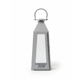 Candlelight 30Cm Conical Lantern , Warm Grey