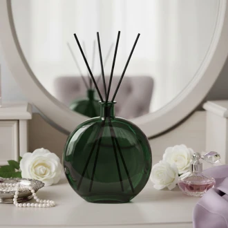 Candlelight 500Ml Oval Reed Diffuser ,Smokey Black, 10% Bergamot and Oud Scent