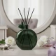 Candlelight 500Ml Oval Reed Diffuser ,Smokey Black, 10% Bergamot and Oud Scent