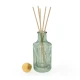 Candlelight Ridged Glass Reed Diffuser Ether- 10% Woods Age and Sea Salt Scent ,150ml