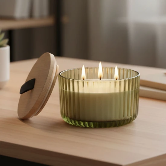 Candlelight Lemon And Basil Large Candle, 380g 