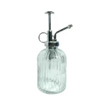 Candlelight Ribbed Glass Plant Mister - Clear