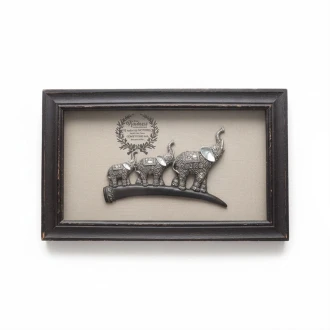 Candlelight Elephants Filled Frame
