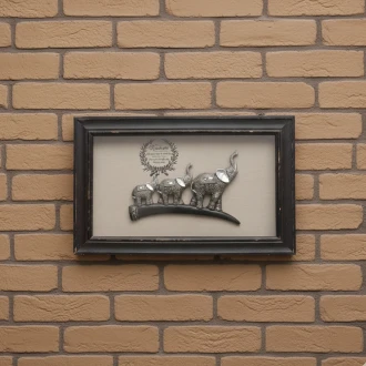 Candlelight Elephants Filled Frame