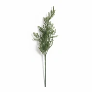 Candlelight Faux Fern Artificial decorative Plant, Green