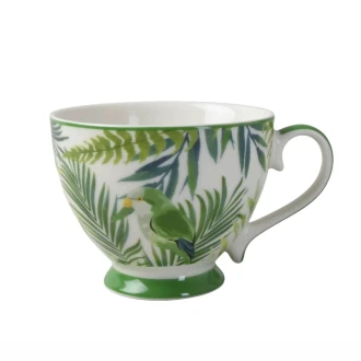 Candlelight Emerald Eden Footed Mug
