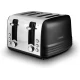 Tower Ash 4-Slice Toaster with Dual Controls, Defrost/Reheat/Cancel, 1850W, Black & Chrome, T20081BLK Shop quality Tower Ash 4-Slice Toaster with Dual Controls, Defrost/Reheat/Cancel, 1850W, Black & Chrome in Kenya from vituzote.com Shop in-store or online and get countrywide delivery!