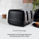 Tower Ash 4-Slice Toaster with Dual Controls, Defrost/Reheat/Cancel, 1850W, Black & Chrome, T20081BLK Shop quality Tower Ash 4-Slice Toaster with Dual Controls, Defrost/Reheat/Cancel, 1850W, Black & Chrome in Kenya from vituzote.com Shop in-store or online and get countrywide delivery!