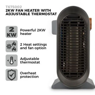 Tower 2KW Fan Heater, 2000W