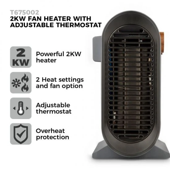 Tower 2KW Fan Heater, 2000W, T675002 Shop quality Tower 2KW Fan Heater, 2000W in Kenya from vituzote.com Shop in-store or online and get countrywide delivery!