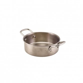 Neville GenWare Mini Stainless Steel Casserole Dish 12.8 x 4.2cm