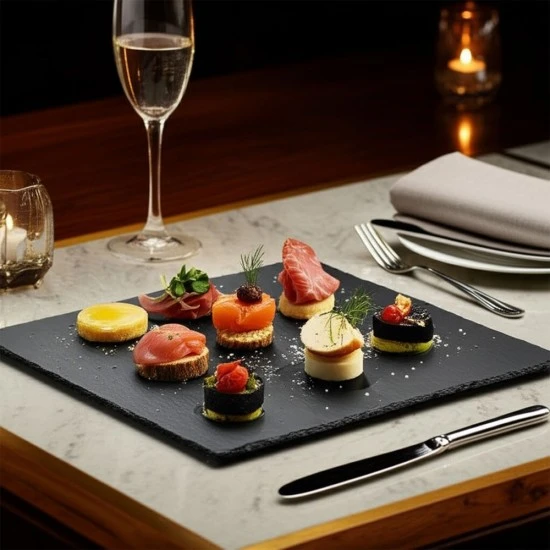 Shop quality Neville Genware Slate Platter, 20 X 20cm in Kenya from vituzote.com Shop in-store or online and get countrywide delivery!