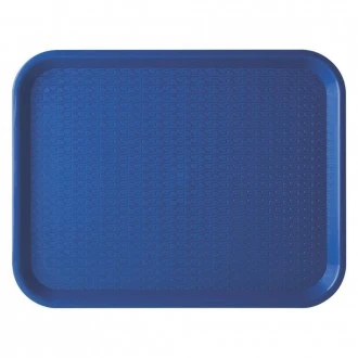 Utopia Rectangular Cafe Tray,  Blue, 18x14" (46x36cm)